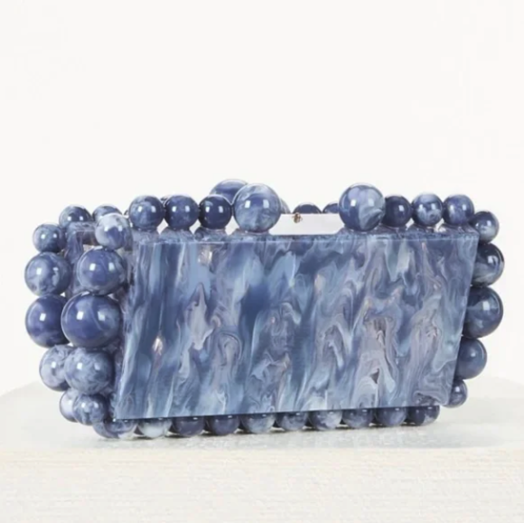 Blue Acrylic Clutches